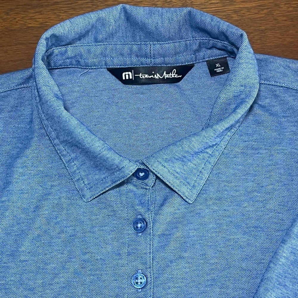 Women’s Travis Mathew Polo XL Subaru Blue